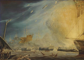  seeschlacht - Robert Dodd Kreis die Schlacht am Nil 1 August 1798 Seeschlachten